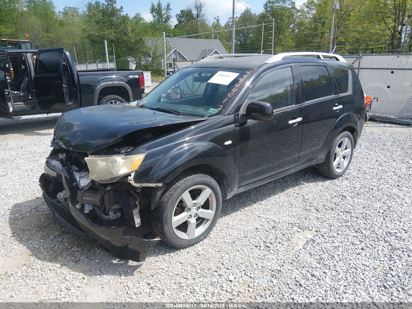 2007 Mitsubishi Outlander VIN JA4MT41X67U007950 IAAI salvage auction — FRONT END, Salvage (Kentucky), sold $275 on 2026-07-28 (photo 2)