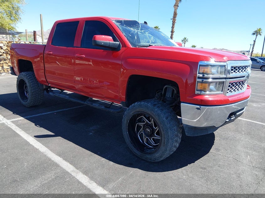 2015 Chevrolet Silverado VIN 3GCUKREC5FG432199 IAAI salvage auction — ROOF, Wait Title, sold $2,250 on 2026-07-12 (photo 1)