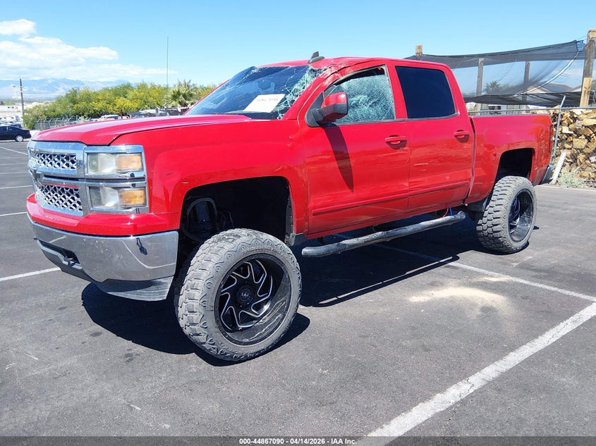 2015 Chevrolet Silverado VIN 3GCUKREC5FG432199 IAAI salvage auction — ROOF, Wait Title, sold $2,250 on 2026-07-12 (photo 2)