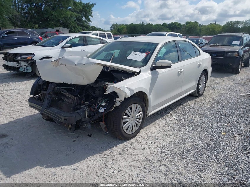 2014 Volkswagen Passat VIN 1VWAP7A31EC026689 IAAI salvage auction — FRONT END, Salvage Title, sold $325 on 2026-07-09 (photo 2)