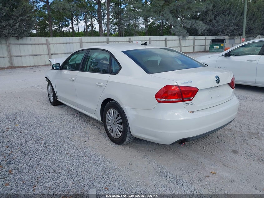2014 Volkswagen Passat VIN 1VWAP7A31EC026689 IAAI salvage auction — FRONT END, Salvage Title, sold $325 on 2026-07-09 (photo 3)