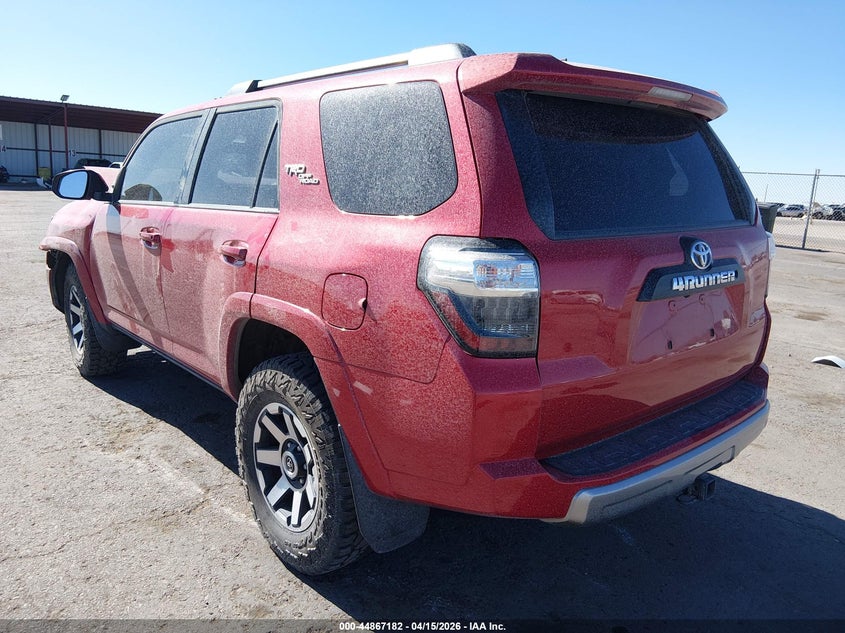 2019 Toyota 4runner VIN JTEBU5JR9K5655783 IAAI salvage auction — FRONT END, Salvage (New Mexico), sold $10,950 on 2026-07-29 (photo 3)
