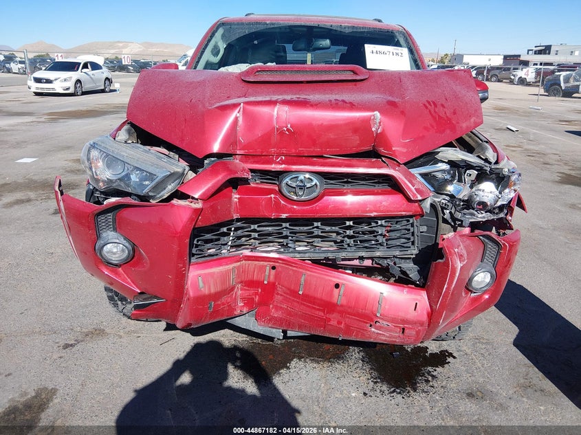 2019 Toyota 4runner VIN JTEBU5JR9K5655783 IAAI salvage auction — FRONT END, Salvage (New Mexico), sold $10,950 on 2026-07-29 (photo 6)