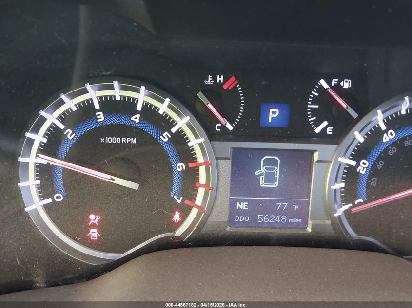 2019 Toyota 4runner VIN JTEBU5JR9K5655783 IAAI salvage auction — FRONT END, Salvage (New Mexico), sold $10,950 on 2026-07-29 (photo 7)