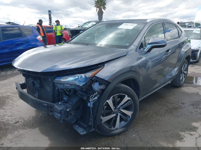 2019 Lexus Nx VIN JTJBARBZ0K2187265 IAAI salvage auction — FRONT END, Salvage (California), sold $7,125 on 2026-07-08 (photo 2)