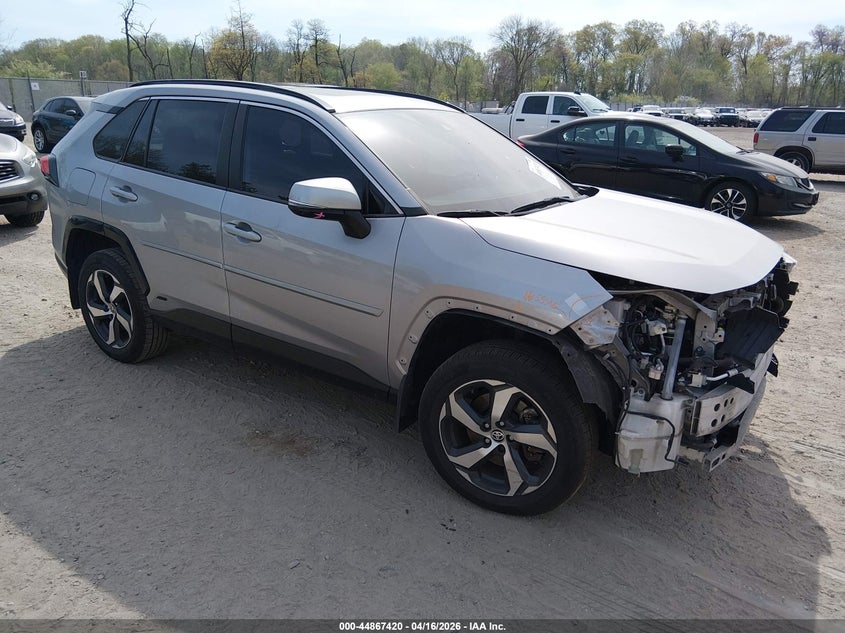 2021 Toyota Rav 4 VIN JTMAB3FV9MD050249 IAAI salvage auction — FRONT END, Wait Title, sold $13,000 on 2026-07-14 (photo 1)
