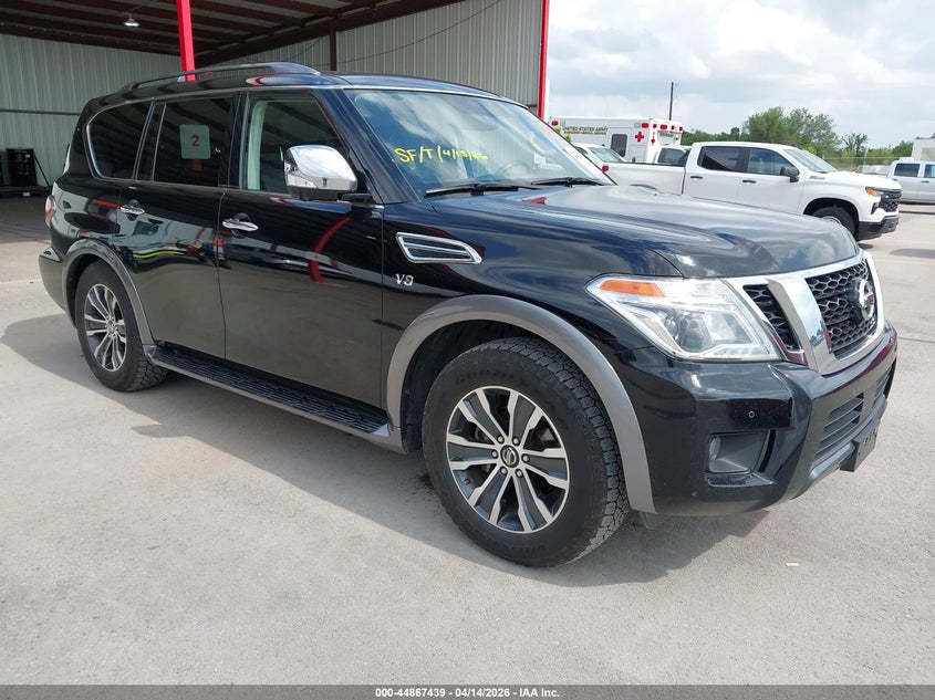 2020 Nissan Armada VIN JN8AY2ND3L9112607 IAAI salvage auction — LEFT SIDE, Original (Texas), sold $8,850 on 2026-07-16 (photo 1)