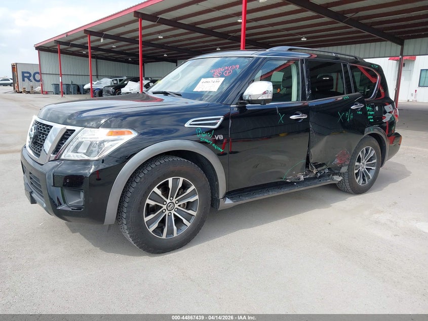 2020 Nissan Armada VIN JN8AY2ND3L9112607 IAAI salvage auction — LEFT SIDE, Original (Texas), sold $8,850 on 2026-07-16 (photo 2)