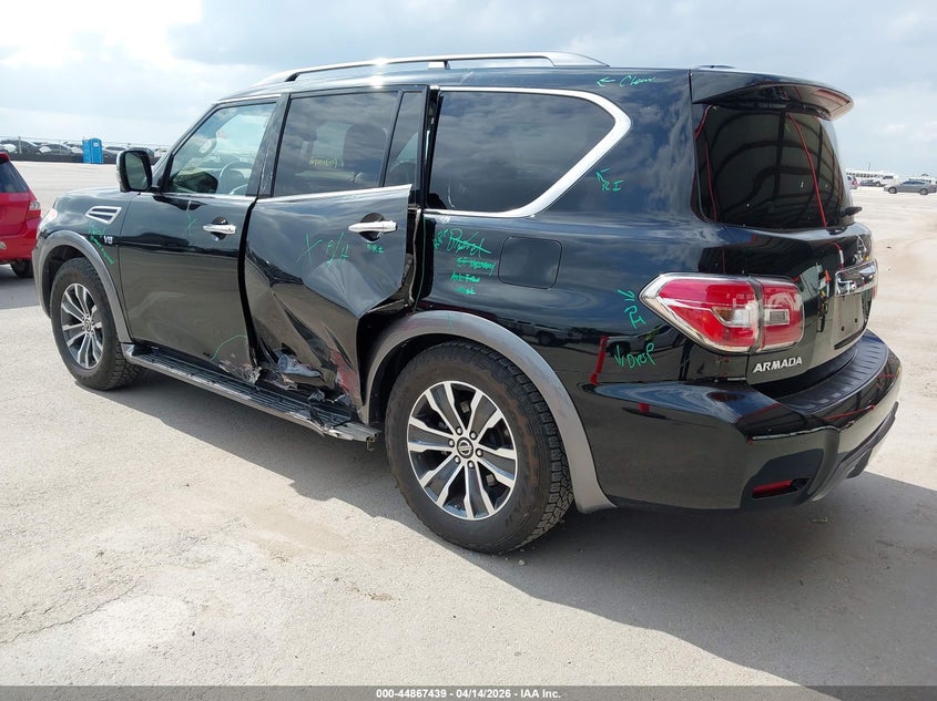 2020 Nissan Armada VIN JN8AY2ND3L9112607 IAAI salvage auction — LEFT SIDE, Original (Texas), sold $8,850 on 2026-07-16 (photo 3)