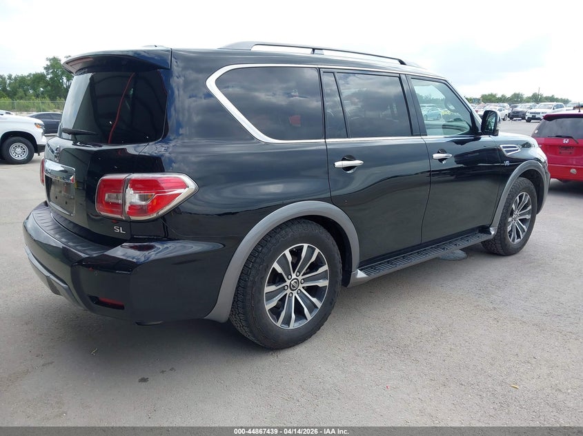 2020 Nissan Armada VIN JN8AY2ND3L9112607 IAAI salvage auction — LEFT SIDE, Original (Texas), sold $8,850 on 2026-07-16 (photo 4)