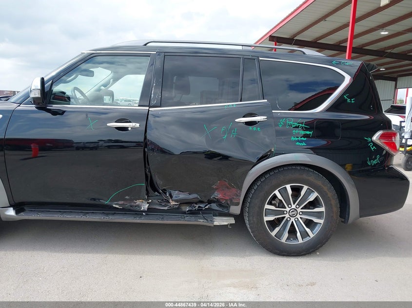 2020 Nissan Armada VIN JN8AY2ND3L9112607 IAAI salvage auction — LEFT SIDE, Original (Texas), sold $8,850 on 2026-07-16 (photo 6)