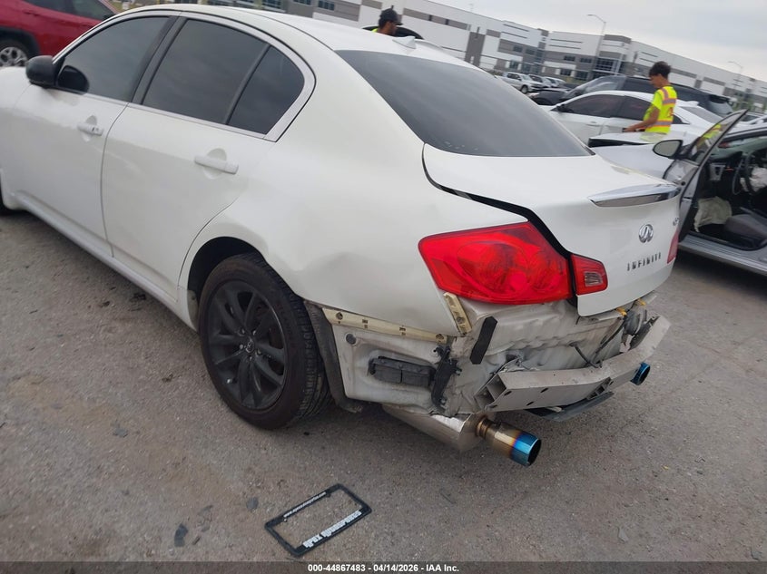 2007 Infiniti G VIN JNKBV61F87M809845 IAAI salvage auction — REAR END, Original (Texas), sold $525 on 2026-07-21 (photo 6)