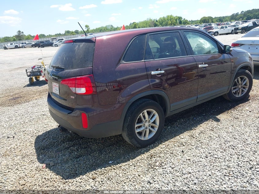 2014 Kia Sorento VIN 5XYKT3A60EG473094 IAAI salvage auction — FRONT END, Wait Title, sold $625 on 2026-07-27 (photo 4)