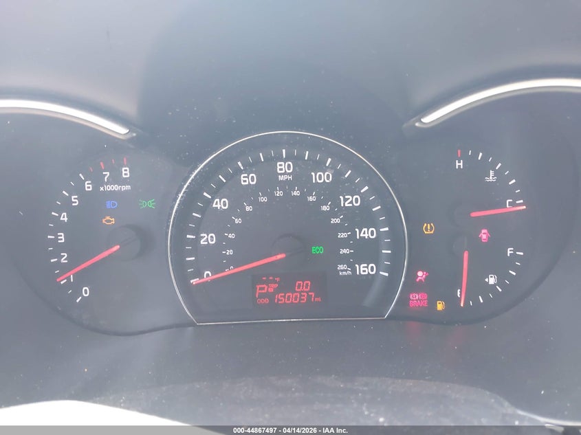 2014 Kia Sorento VIN 5XYKT3A60EG473094 IAAI salvage auction — FRONT END, Wait Title, sold $625 on 2026-07-27 (photo 7)
