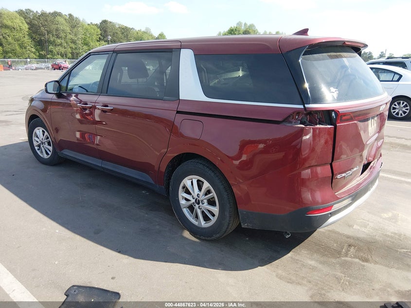 2022 Kia Carnival VIN KNDNB4H36N6176383 IAAI salvage auction — REAR END, Wait Title, sold $8,250 on 2026-07-22 (photo 3)