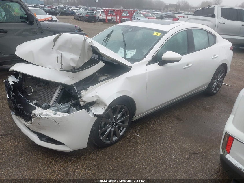 2021 Mazda 3 VIN JM1BPBDL7M1315348 IAAI salvage auction — LEFT FRONT, Wait Title, sold $775 on 2026-07-16 (photo 2)