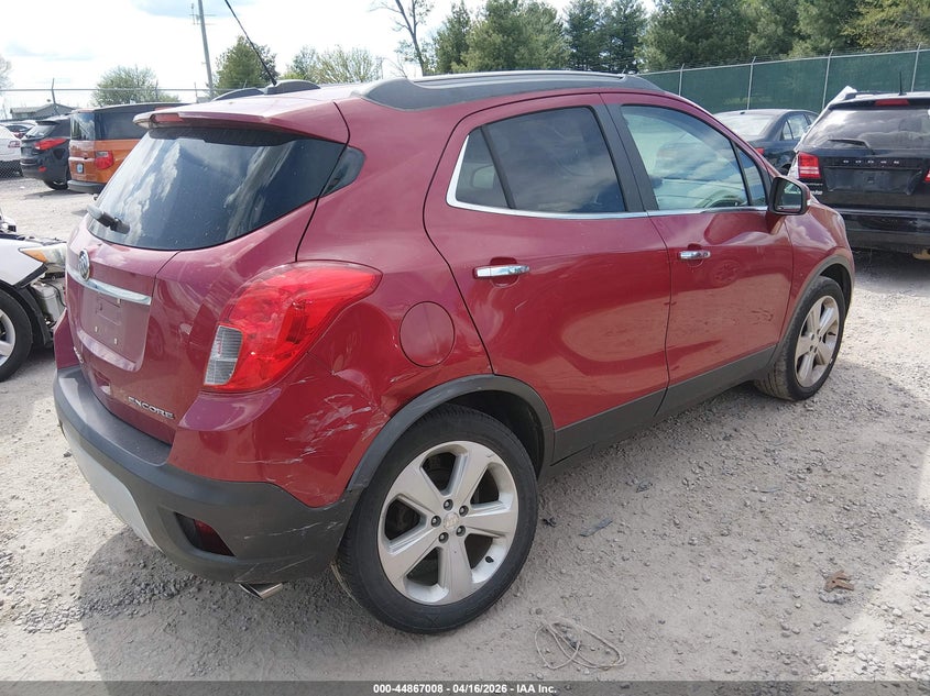 2016 Buick Encore VIN KL4CJBSBXGB620724 IAAI salvage auction — REAR END, Salvage (Kentucky), sold $975 on 2026-07-20 (photo 4)