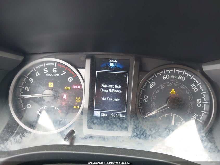 2021 Toyota Tacoma VIN 5TFCZ5AN7MX258295 IAAI salvage auction — UNDERCARRIAGE, Wait Title, sold $13,200 on 2026-07-28 (photo 7)