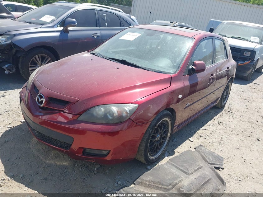 2008 Mazda 3 VIN JM1BK343181134434 IAAI salvage auction — RIGHT REAR, Bill Of Sale (Georgia), sold $175 on 2026-07-28 (photo 2)