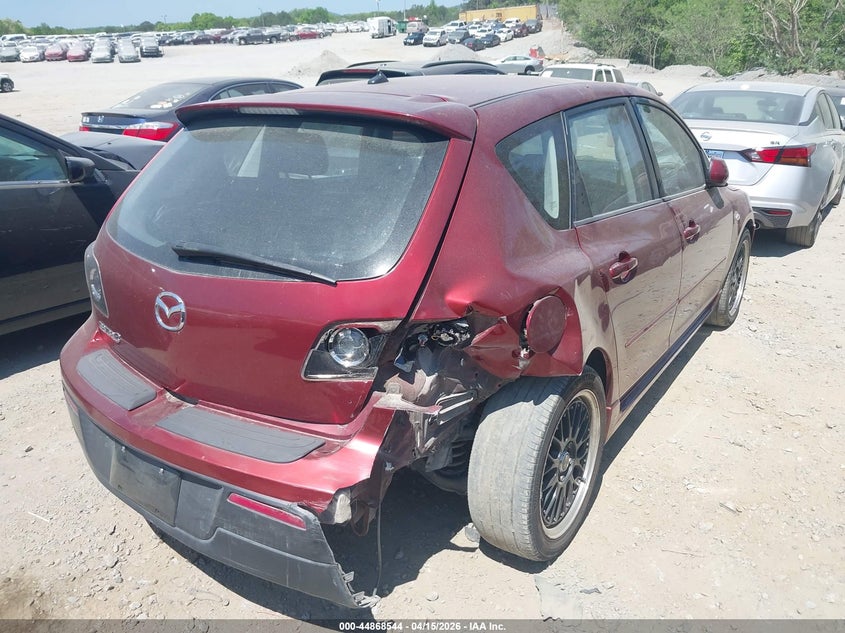 2008 Mazda 3 VIN JM1BK343181134434 IAAI salvage auction — RIGHT REAR, Bill Of Sale (Georgia), sold $175 on 2026-07-28 (photo 4)