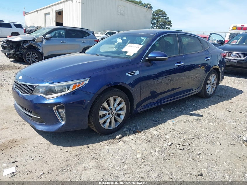 2018 Kia Optima VIN 5XXGT4L36JG219550 IAAI salvage auction — THEFT, Wait Title, sold $1,800 on 2026-07-15 (photo 2)