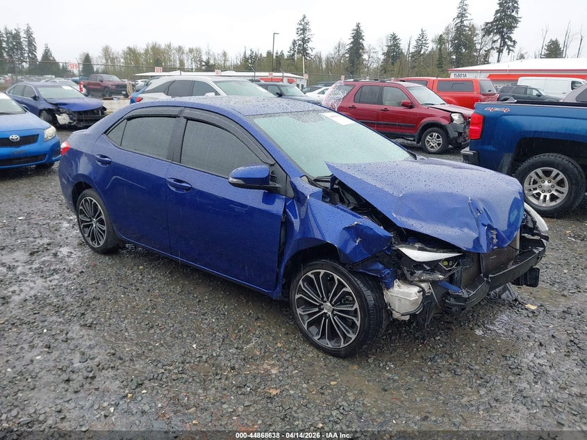 2015 Toyota Corolla VIN 5YFBURHE1FP240576 IAAI salvage auction — FRONT END, Wait Title, sold $1,050 on 2026-07-08 (photo 1)