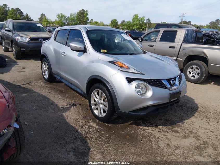2017 Nissan Juke VIN JN8AF5MV7HT751827 IAAI salvage auction — LEFT SIDE, Wait Title, sold $1,050 on 2026-07-10 (photo 1)