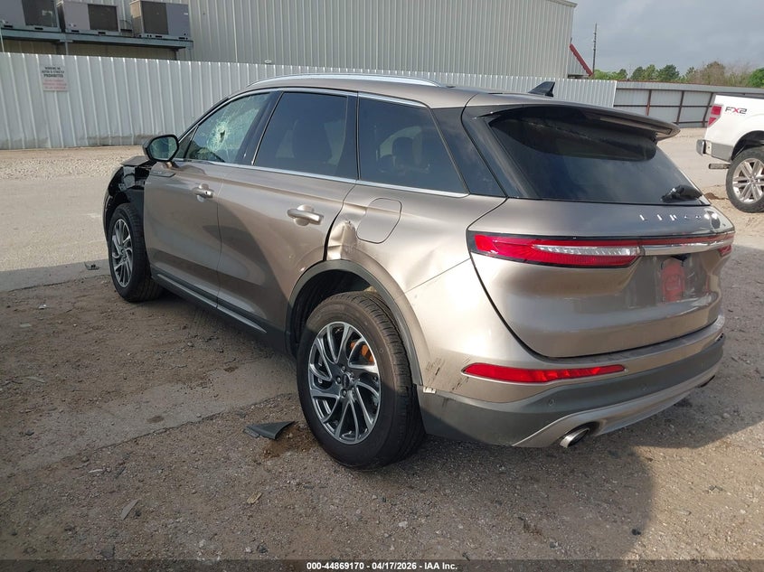 2021 Lincoln Corsair VIN 5LMCJ1C95MUL27866 IAAI salvage auction — LEFT & RIGHT, Original (Texas), sold $3,550 on 2026-07-09 (photo 3)