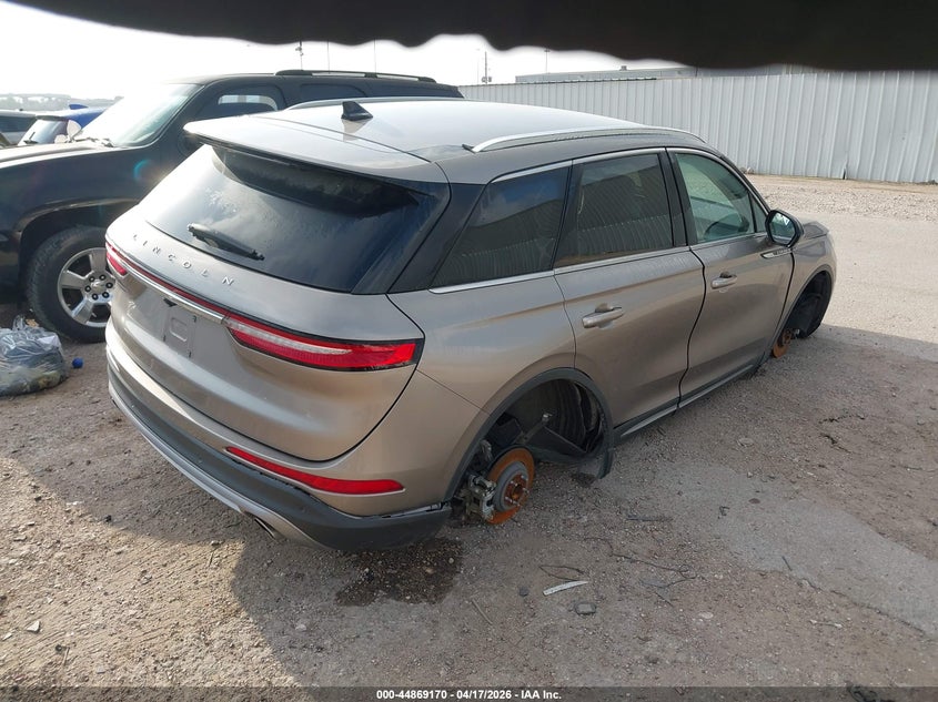 2021 Lincoln Corsair VIN 5LMCJ1C95MUL27866 IAAI salvage auction — LEFT & RIGHT, Original (Texas), sold $3,550 on 2026-07-09 (photo 4)