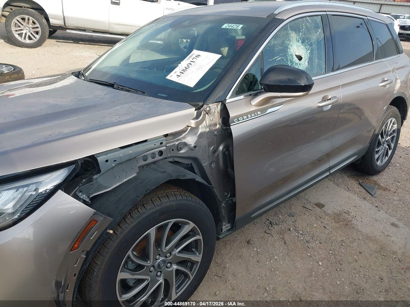 2021 Lincoln Corsair VIN 5LMCJ1C95MUL27866 IAAI salvage auction — LEFT & RIGHT, Original (Texas), sold $3,550 on 2026-07-09 (photo 6)