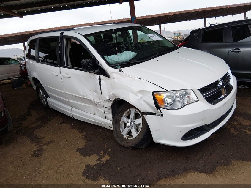 2012 Dodge Grand caravan VIN 2C4RDGCG8CR406499 IAAI salvage auction — LEFT & RIGHT, Salvage (Arizona), sold $400 on 2026-07-23 (photo 1)