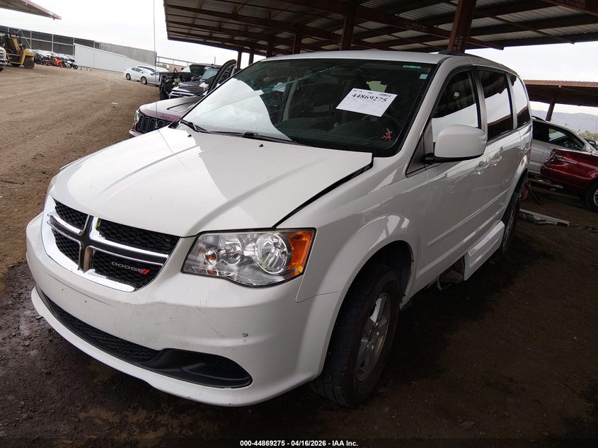 2012 Dodge Grand caravan VIN 2C4RDGCG8CR406499 IAAI salvage auction — LEFT & RIGHT, Salvage (Arizona), sold $400 on 2026-07-23 (photo 2)