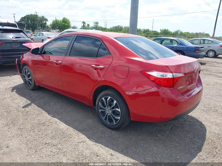 2016 Toyota Corolla VIN 5YFBURHE3GP459802 IAAI salvage auction — FRONT END, Original (Texas), sold $2,225 on 2026-07-28 (photo 3)