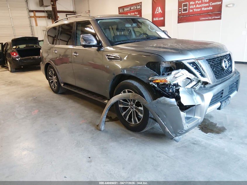 2017 Nissan Armada VIN JN8AY2ND9H9001261 IAAI salvage auction — RIGHT FRONT, Original (Texas), sold $3,275 on 2026-07-06 (photo 1)