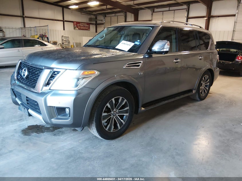 2017 Nissan Armada VIN JN8AY2ND9H9001261 IAAI salvage auction — RIGHT FRONT, Original (Texas), sold $3,275 on 2026-07-06 (photo 2)