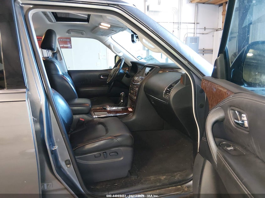 2017 Nissan Armada VIN JN8AY2ND9H9001261 IAAI salvage auction — RIGHT FRONT, Original (Texas), sold $3,275 on 2026-07-06 (photo 5)