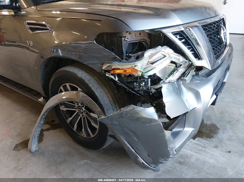 2017 Nissan Armada VIN JN8AY2ND9H9001261 IAAI salvage auction — RIGHT FRONT, Original (Texas), sold $3,275 on 2026-07-06 (photo 6)