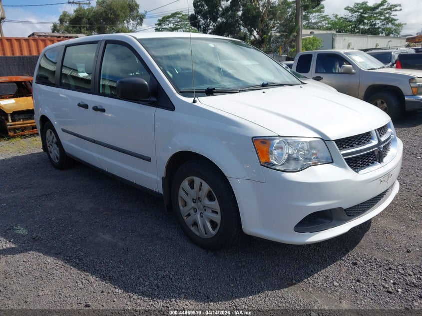2014 Dodge Caravan VIN 2C4RDGBG7ER250539 IAAI salvage auction — FRONT END, Clear (Hawaii), sold $2,900 on 2026-08-04 (photo 1)