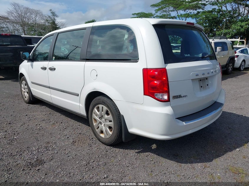 2014 Dodge Caravan VIN 2C4RDGBG7ER250539 IAAI salvage auction — FRONT END, Clear (Hawaii), sold $2,900 on 2026-08-04 (photo 3)