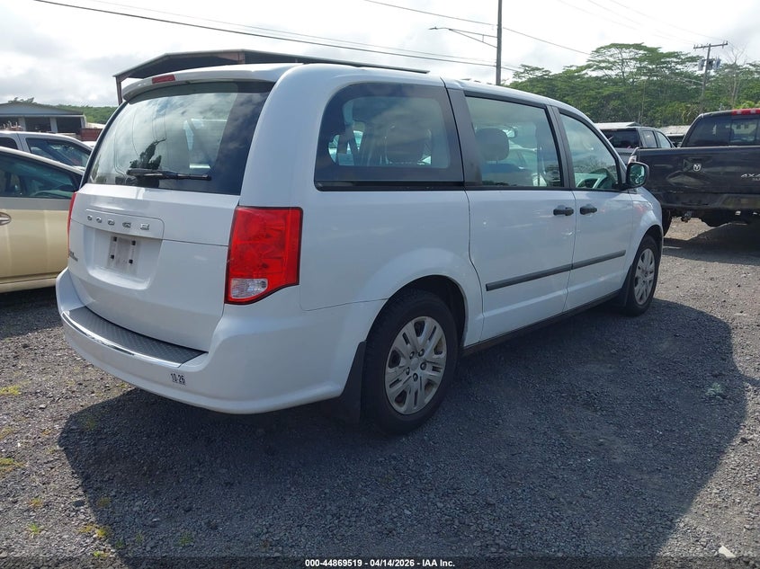 2014 Dodge Caravan VIN 2C4RDGBG7ER250539 IAAI salvage auction — FRONT END, Clear (Hawaii), sold $2,900 on 2026-08-04 (photo 4)