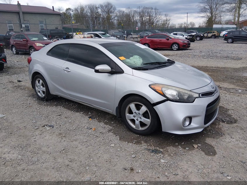 2016 Kia Forte VIN KNAFX6A87G5631707 IAAI salvage auction — LEFT SIDE, Wait Title, sold $100 on 2026-07-22 (photo 1)