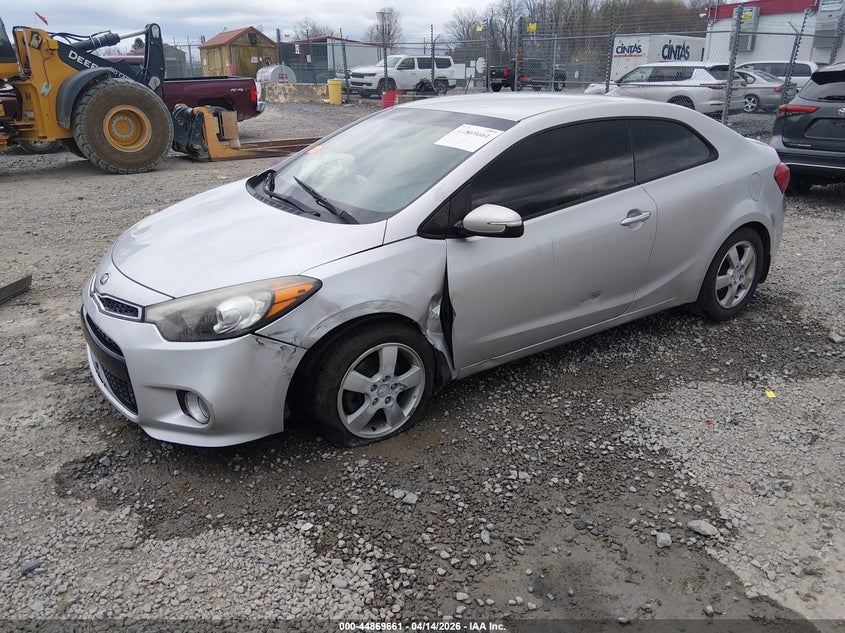 2016 Kia Forte VIN KNAFX6A87G5631707 IAAI salvage auction — LEFT SIDE, Wait Title, sold $100 on 2026-07-22 (photo 2)