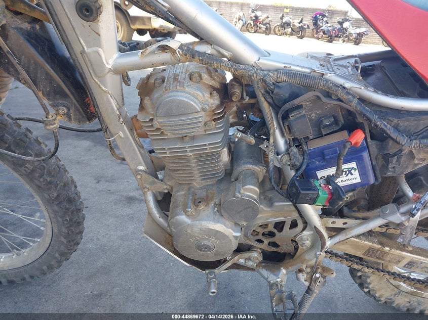 2008 Honda Crf230 VIN JH2MD371X8K002481 IAAI salvage auction — THEFT, Salvage (California), sold $250 on 2026-07-29 (photo 9)