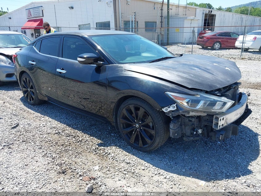 2017 Nissan Maxima VIN 1N4AA6AP9HC416340 IAAI salvage auction — FRONT END, Clear (Tennessee), sold $1,700 on 2026-08-03 (photo 1)