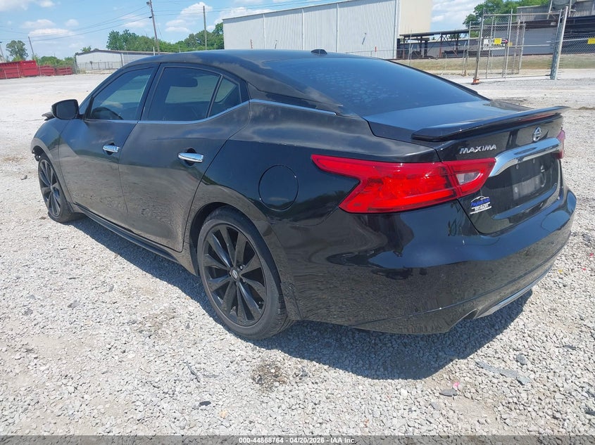 2017 Nissan Maxima VIN 1N4AA6AP9HC416340 IAAI salvage auction — FRONT END, Clear (Tennessee), sold $1,700 on 2026-08-03 (photo 3)