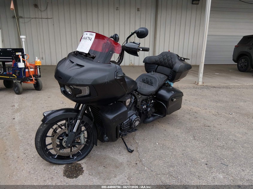 2025 Indian motorcycle co. Pursuit VIN 56KLDDSSXS3438494 IAAI salvage auction — SIDE, Salvage (New Mexico), sold $8,350 on 2026-07-22 (photo 2)