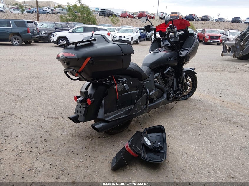 2025 Indian motorcycle co. Pursuit VIN 56KLDDSSXS3438494 IAAI salvage auction — SIDE, Salvage (New Mexico), sold $8,350 on 2026-07-22 (photo 4)