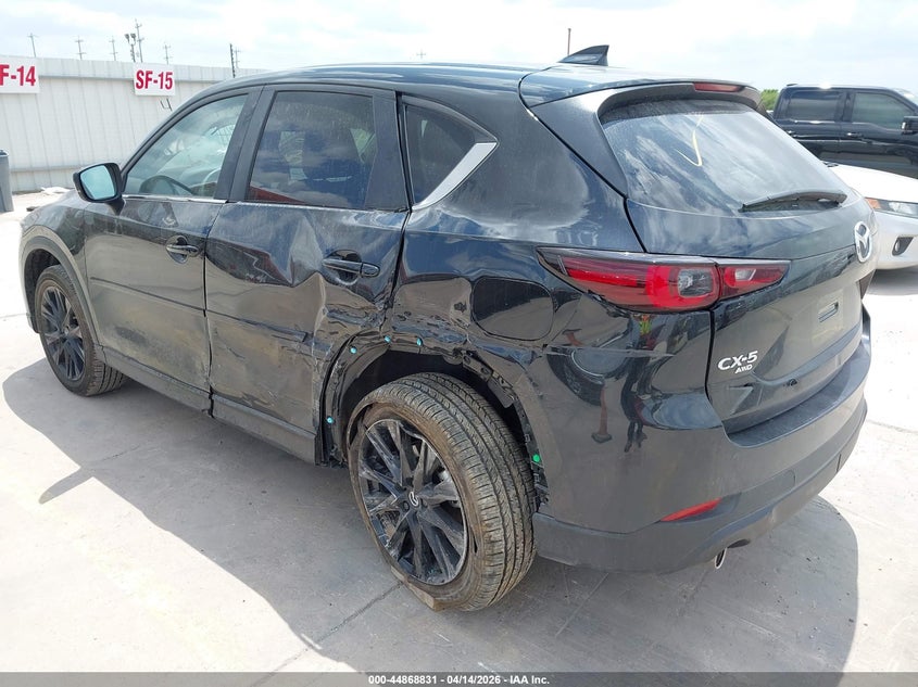 2025 Mazda Cx-5 VIN JM3KFBCM3S0750116 IAAI salvage auction — LEFT SIDE, Salvage (Texas), sold $10,400 on 2026-07-13 (photo 6)