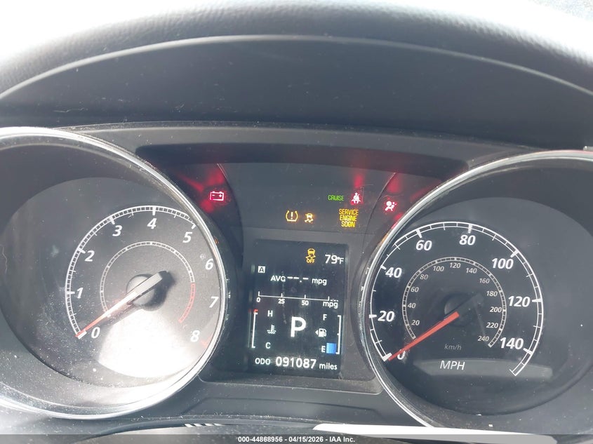 2016 Mitsubishi Outlander VIN JA4AP3AU9GZ023750 IAAI salvage auction — FRONT END, Wait Title, sold $850 on 2026-07-19 (photo 7)