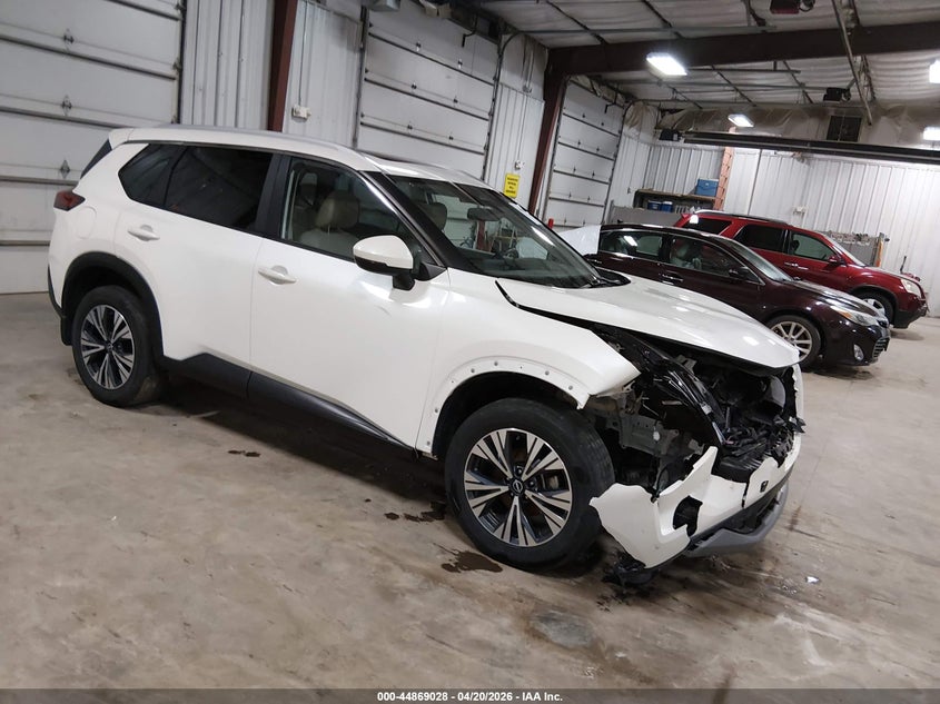 2022 Nissan Rogue VIN JN8BT3BB2NW337505 IAAI salvage auction — FRONT END, Salvage (Iowa), sold $6,475 on 2026-07-14 (photo 1)